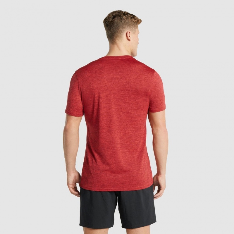 μπλουζακια Gymshark Arrival Marl κοκκινα | 564IYZFUO