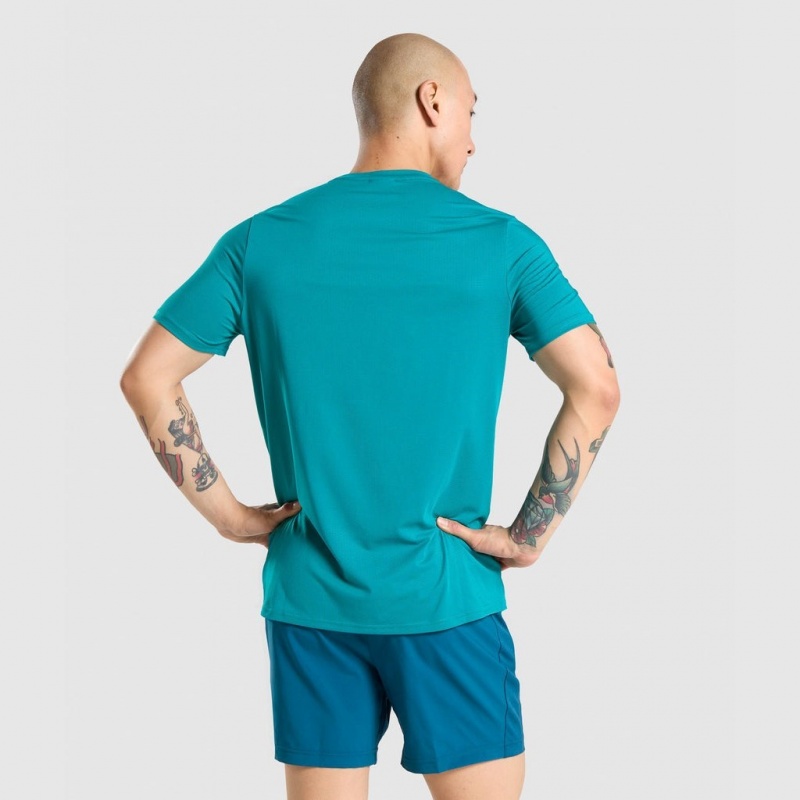 μπλουζακια Gymshark Arrival Regular Fit Teal | 847RSLGPC