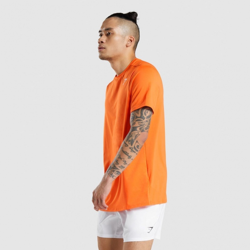 μπλουζακια Gymshark Arrival Regular Fit πορτοκαλι | 148BGYUJD