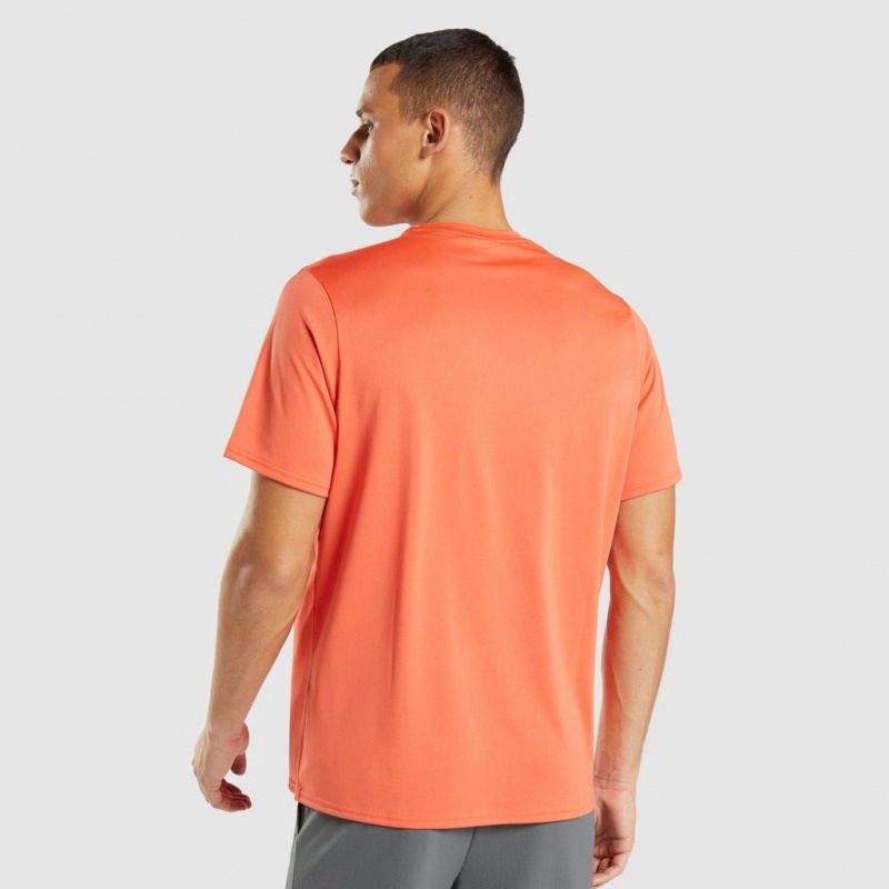 μπλουζακια Gymshark Arrival Regular Fit πορτοκαλι | 354SZQWJR
