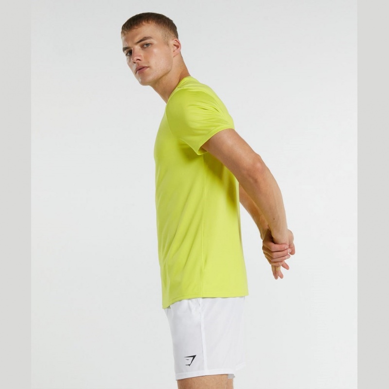μπλουζακια Gymshark Arrival Regular Fit κίτρινα | 405ZVXOTK
