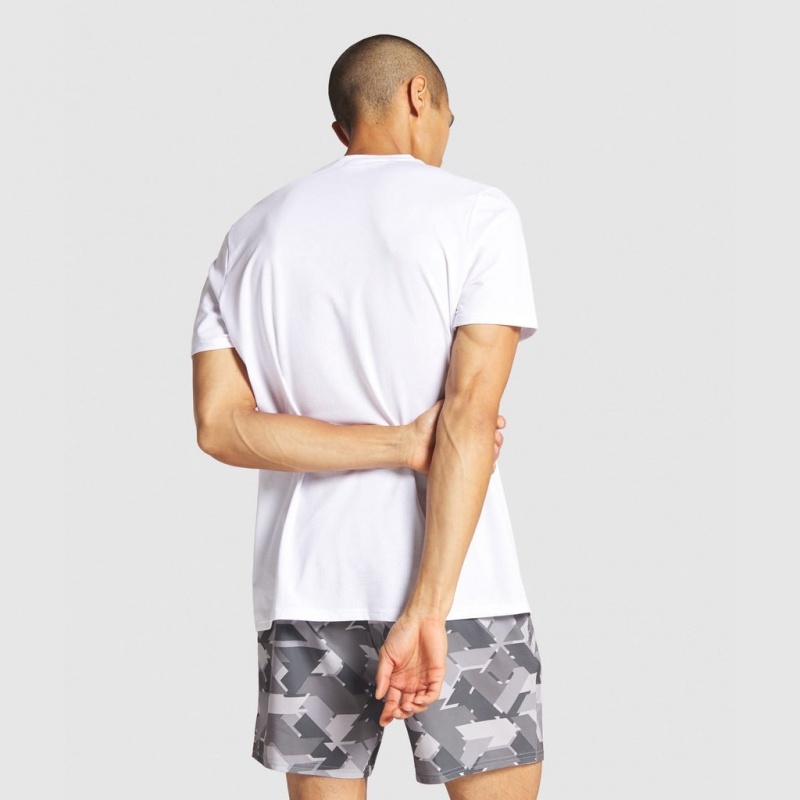 μπλουζακια Gymshark Arrival Regular Fit ασπρα | 605YLWNDX