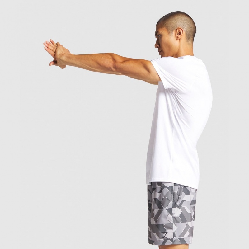 μπλουζακια Gymshark Arrival Regular Fit ασπρα | 605YLWNDX