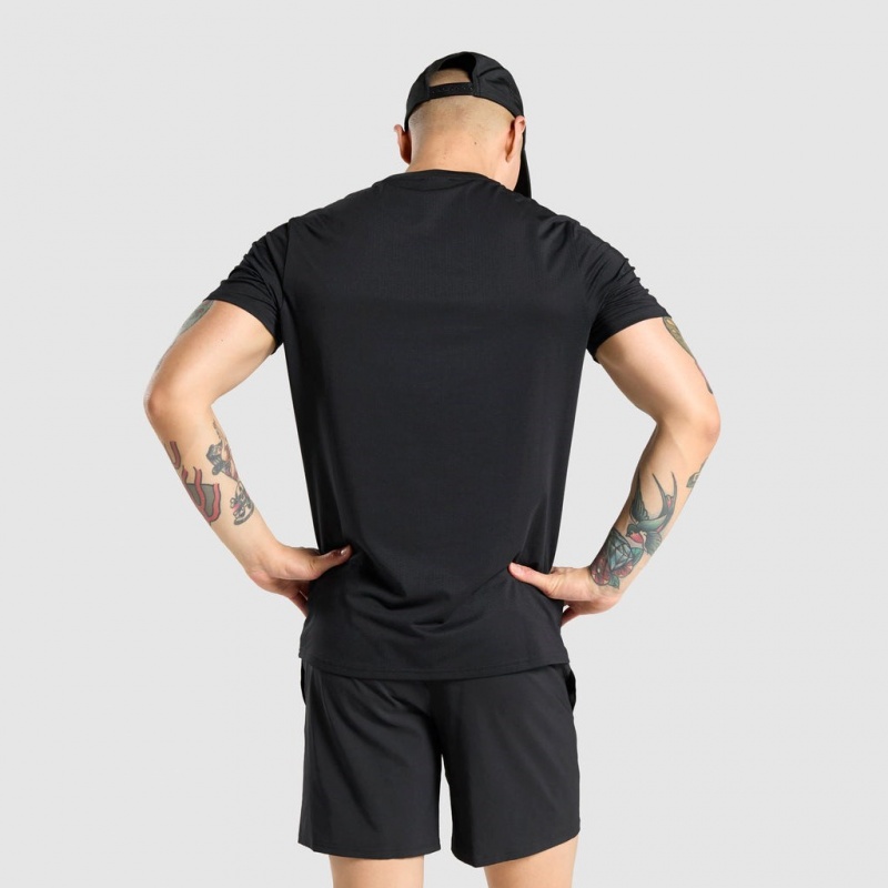 μπλουζακια Gymshark Arrival Regular Fit μαυρα | 691VENMFT