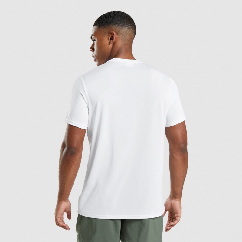 μπλουζακια Gymshark Arrival Regular Fit ασπρα | 728GXIALY