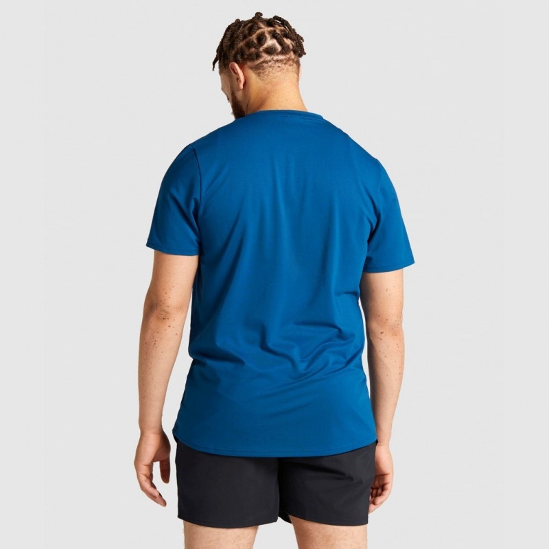 μπλουζακια Gymshark Arrival Regular Fit μπλε | 806HKXETU