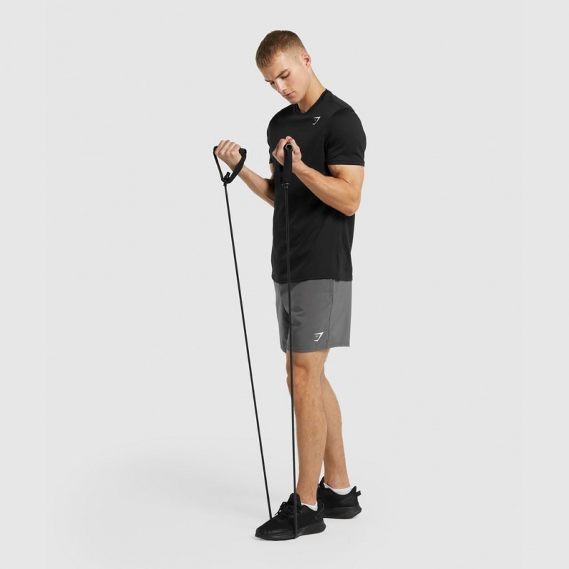 μπλουζακια Gymshark Arrival Regular Fit μαυρα | 861KYUFBQ