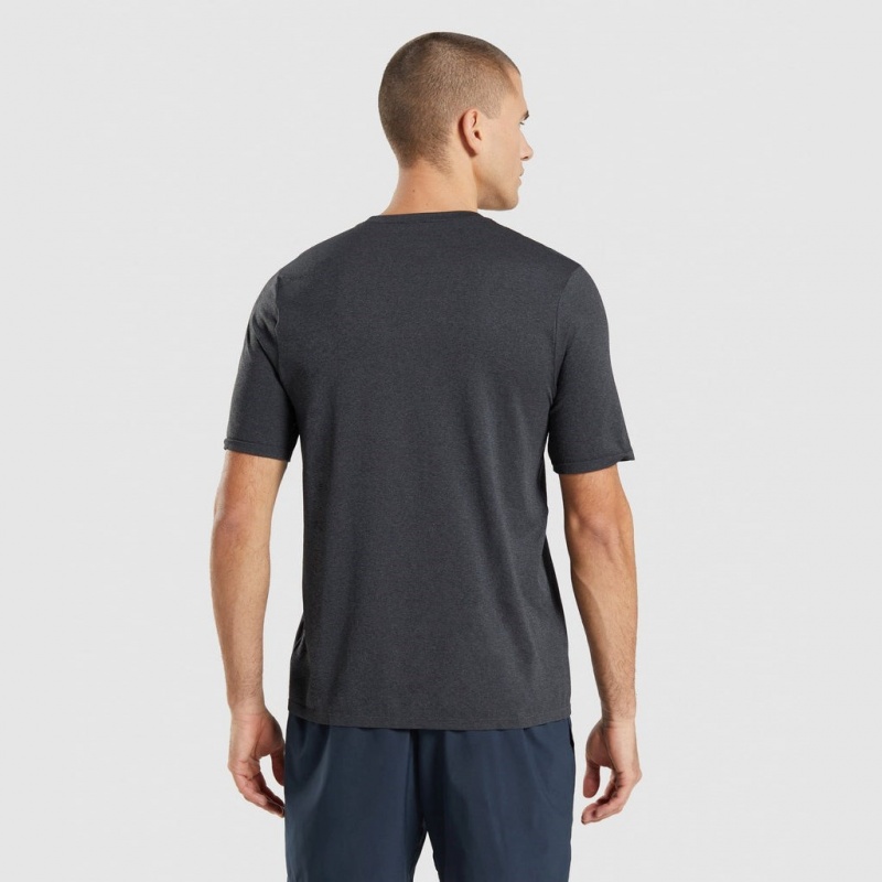 μπλουζακια Gymshark Arrival Seamless μαυρα | 085NMJGDB