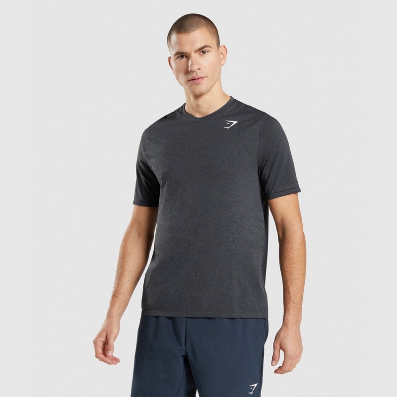 μπλουζακια Gymshark Arrival Seamless μαυρα | 085NMJGDB