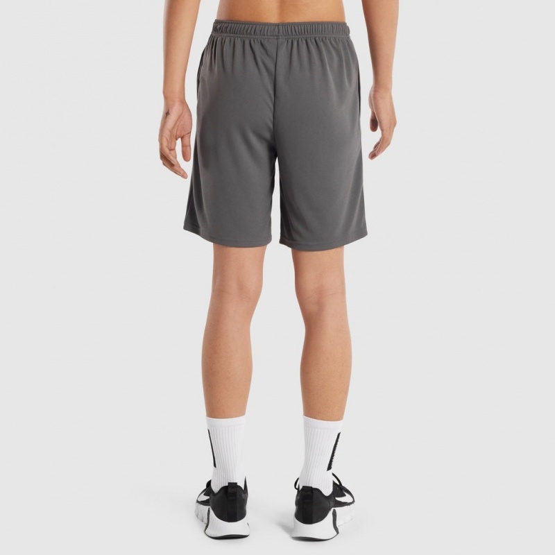 Σορτσ Gymshark Arrival Πλεκτά 9 Charcoal | 276XAULMO