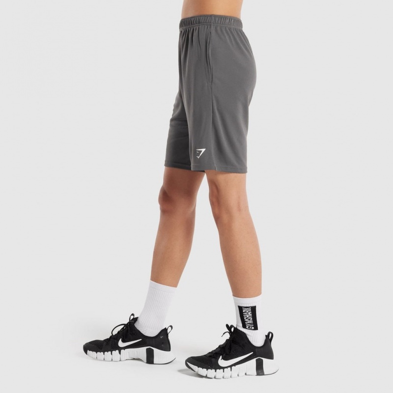 Σορτσ Gymshark Arrival Πλεκτά 9 Charcoal | 276XAULMO