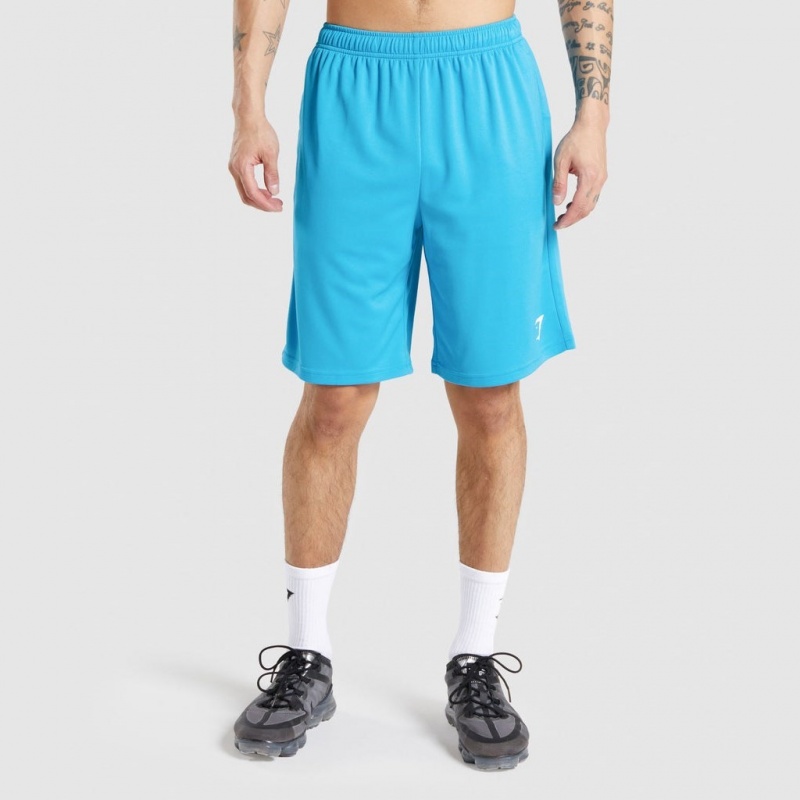 Σορτσ Gymshark Arrival Πλεκτά 9 ανοιχτο μπλε | 432IOTJSV
