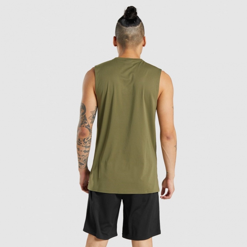 μπλουζακια Gymshark Arrival αμανικα Tee σκούρο πρασινο | 812WHCJTA