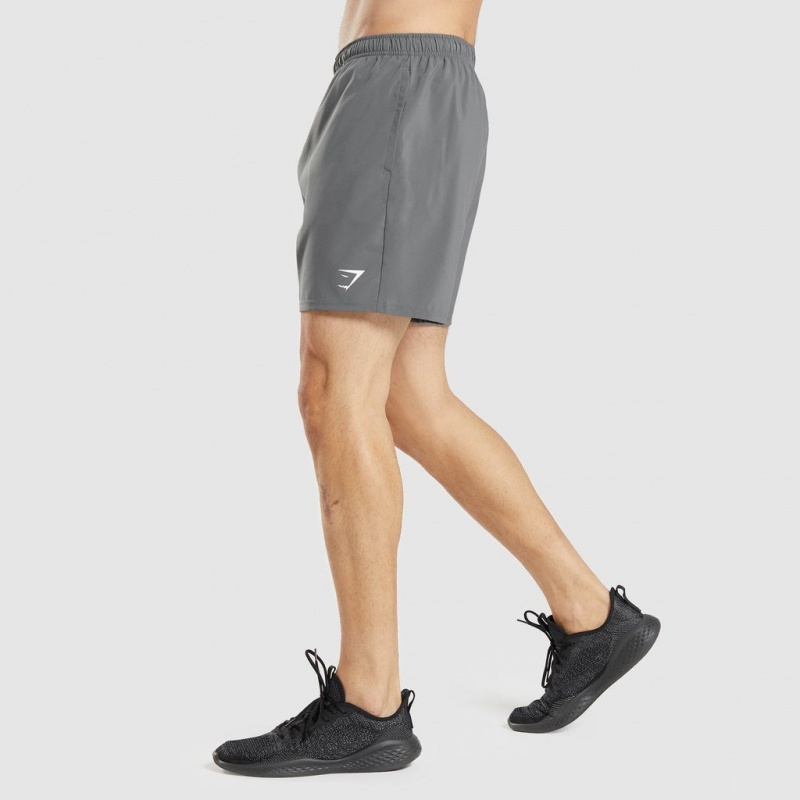 Σορτσ Gymshark Arrival γκρι | 016LVHKSM