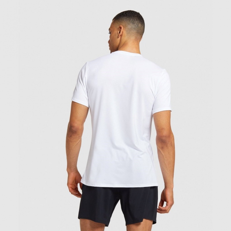 μπλουζακια Gymshark Arrival ασπρα | 418URNHLC
