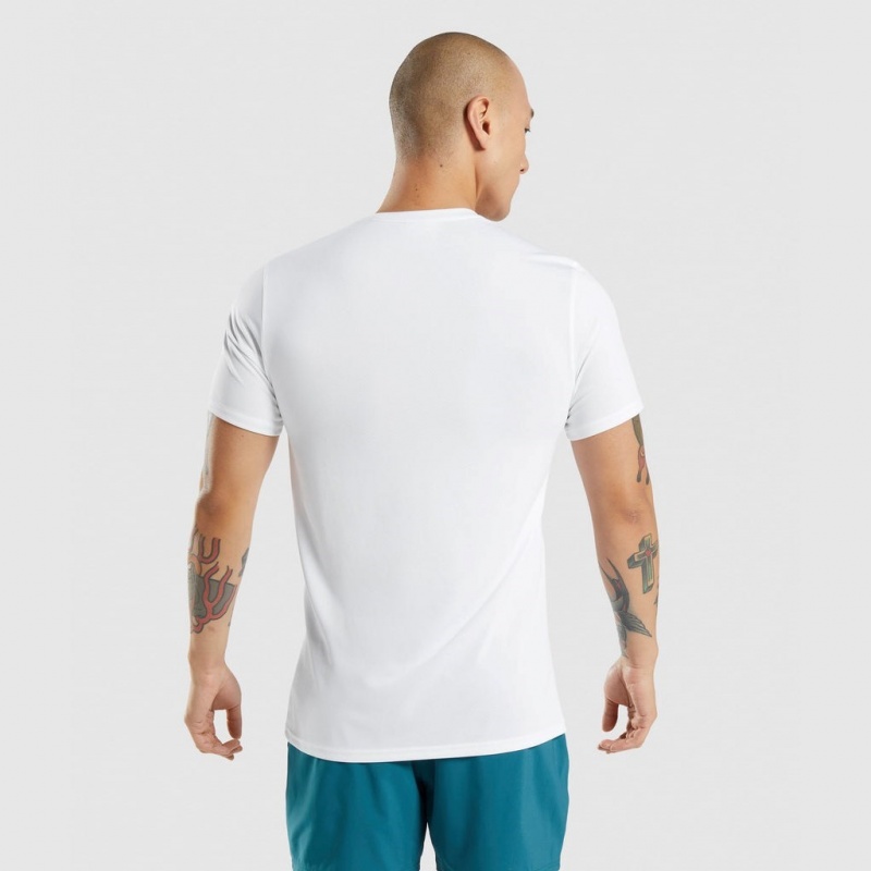 μπλουζακια Gymshark Arrival ασπρα | 456BCQGSM