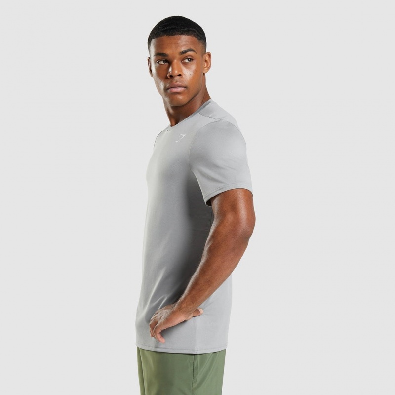 μπλουζακια Gymshark Arrival γκρι | 527BNXSOW