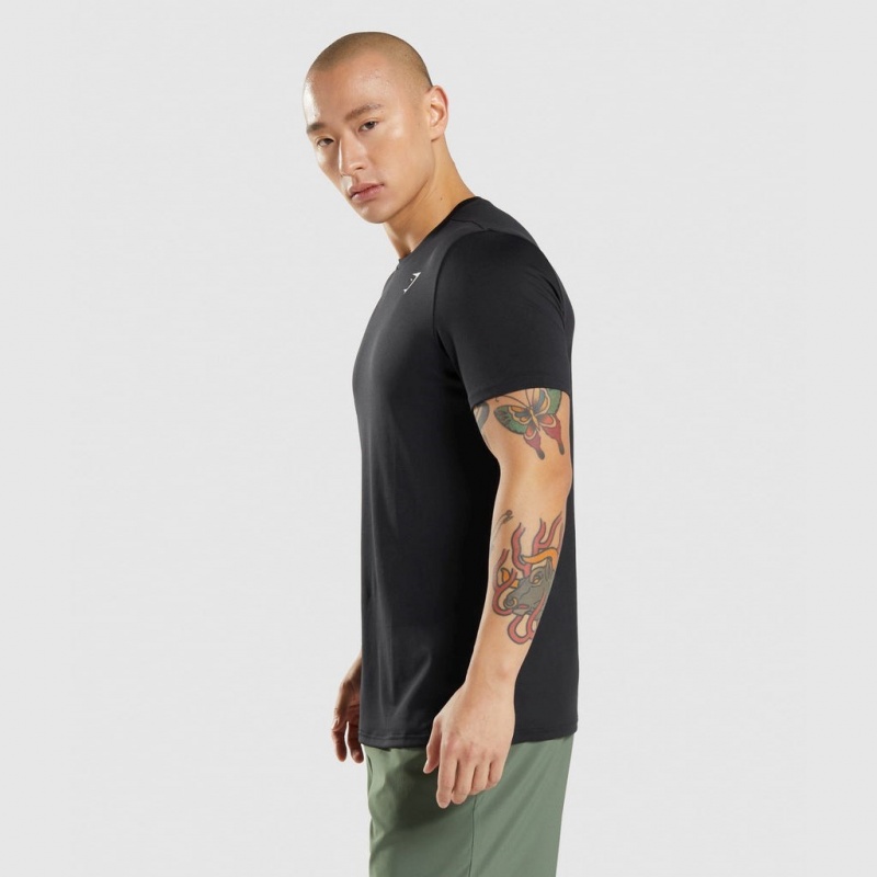 μπλουζακια Gymshark Arrival μαυρα | 957TPDICZ
