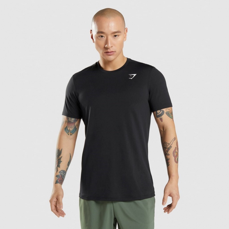 μπλουζακια Gymshark Arrival μαυρα | 957TPDICZ
