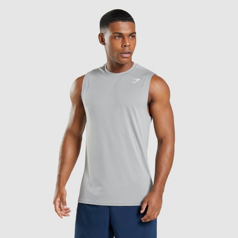μπλουζακια Gymshark Arrival αμανικα γκρι | 297MBNCUY