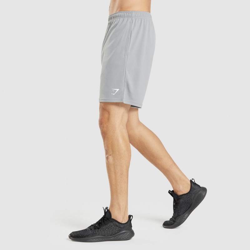 Σορτσ Gymshark Arrival Πλεκτά γκρι | 461QDSUOG