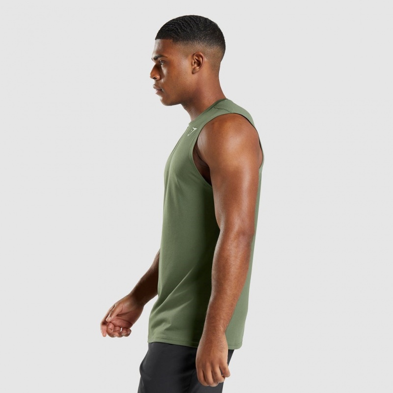μπλουζακια Gymshark Arrival αμανικα Ελιά | 762QOZKIG