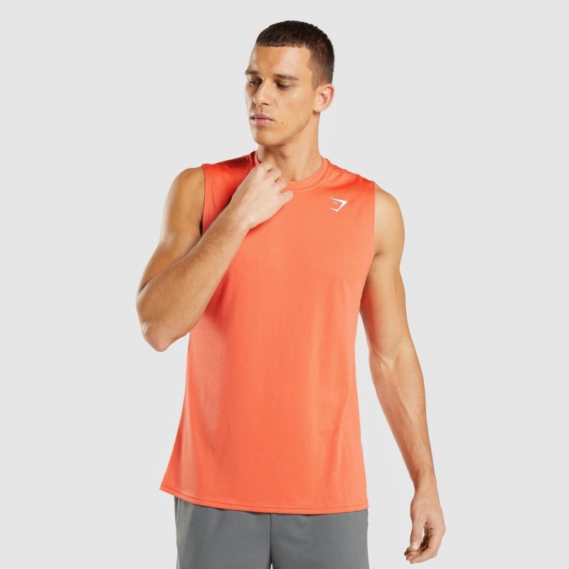 μπλουζακια Gymshark Arrival αμανικα πορτοκαλι | 803IKSEGN