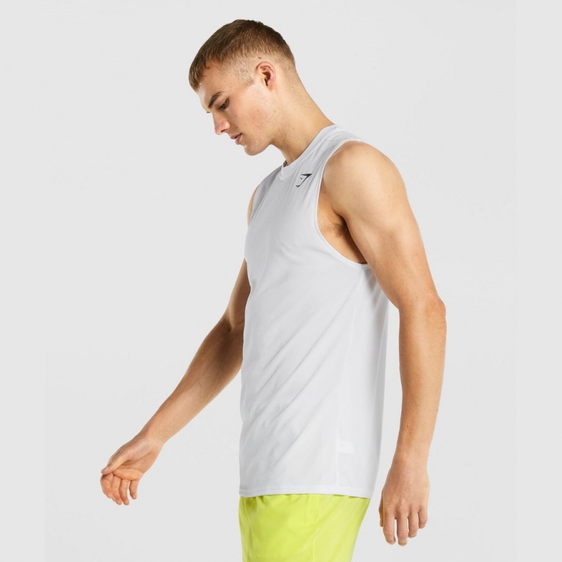 μπλουζακια Gymshark Arrival αμανικα ασπρα | 917DZLCOX