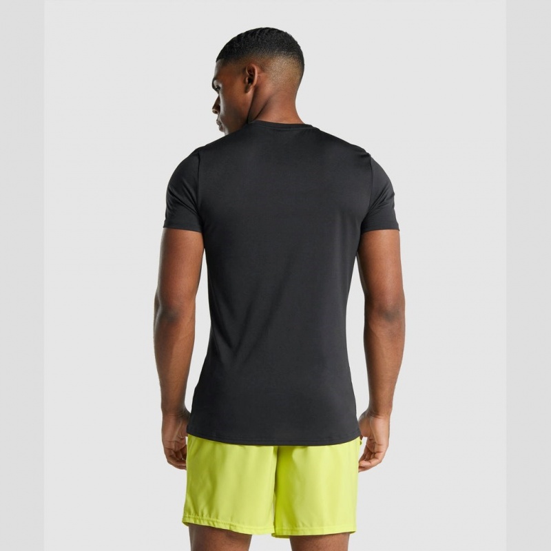 μπλουζακια Gymshark Arrival σταμπεσ μαυρα | 943IMHJRX