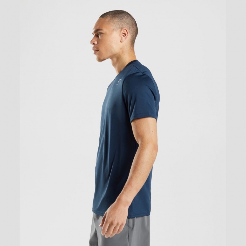 μπλουζακια Gymshark Arrival σκουρο μπλε | 953HDIZNJ