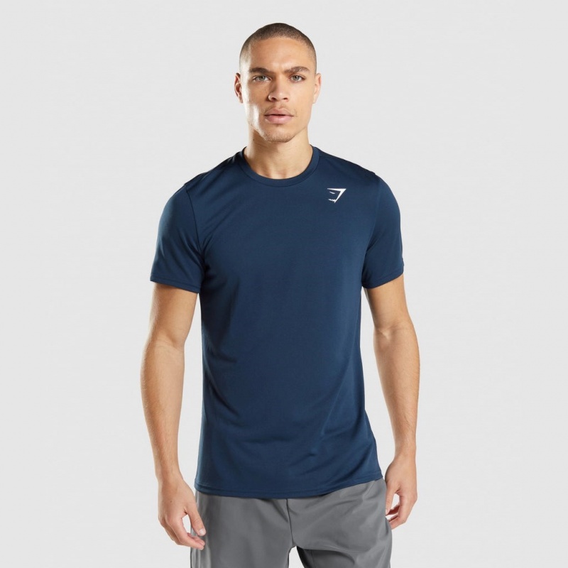 μπλουζακια Gymshark Arrival σκουρο μπλε | 953HDIZNJ