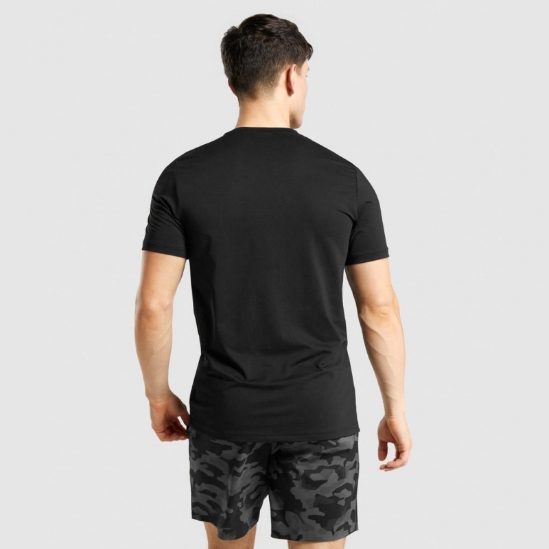 μπλουζακια Gymshark Arrival σταμπεσ μαυρα | 957BIOYEJ