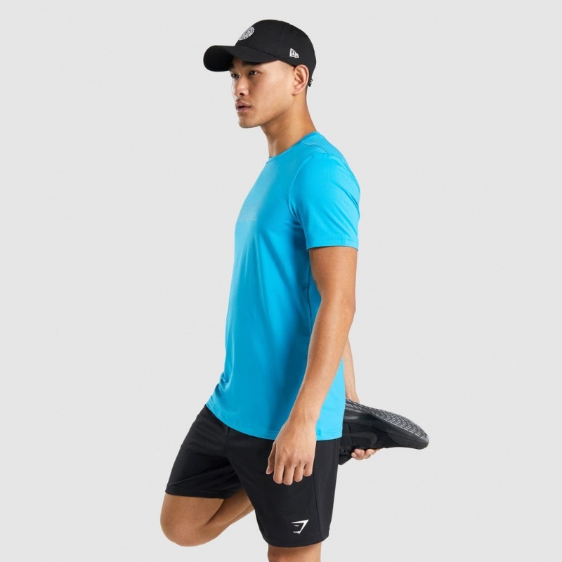 μπλουζακια Gymshark Arrival σταμπεσ ανοιχτο μπλε | 548GXHUOA