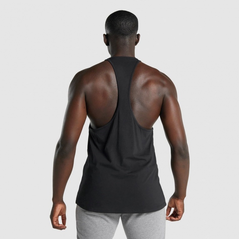 Γιλεκο Gymshark Block Infill Stringer μαυρα | 570NMCTDP