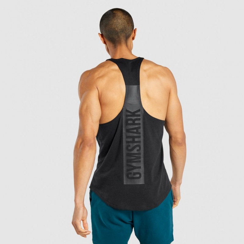 Γιλεκο Gymshark Bold Stringer μαυρα | 378VNSQGF