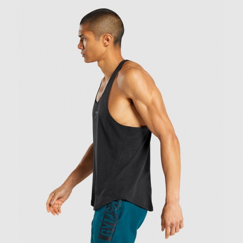 Γιλεκο Gymshark Bold Stringer μαυρα | 378VNSQGF