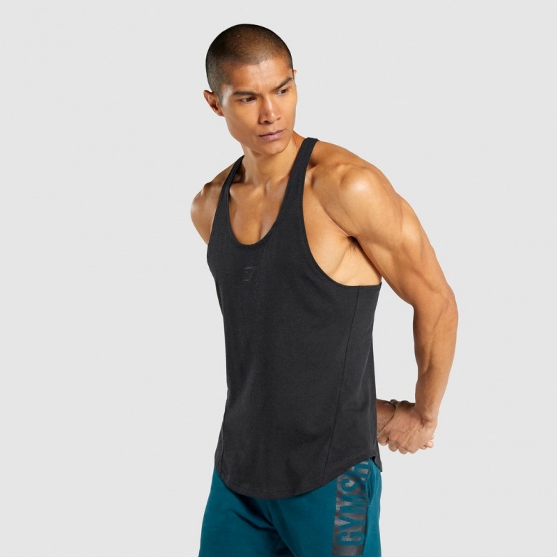Γιλεκο Gymshark Bold Stringer μαυρα | 378VNSQGF