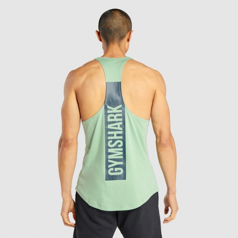 Γιλεκο Gymshark Bold Stringer πρασινο | 789HXIYKF