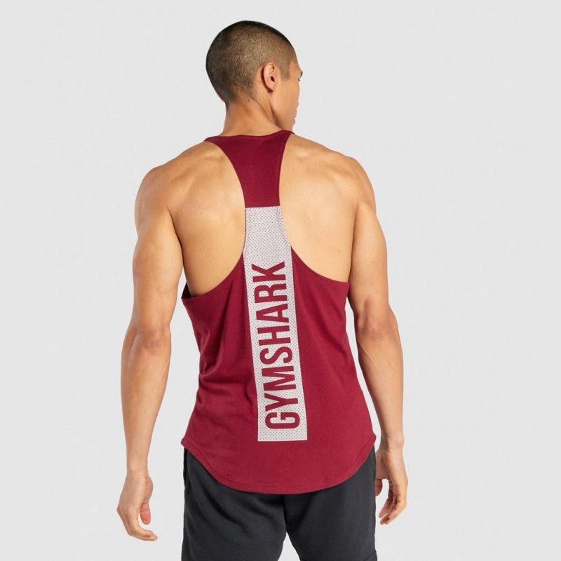 Γιλεκο Gymshark Bold Stringer μπορντο | 798JQRCZA