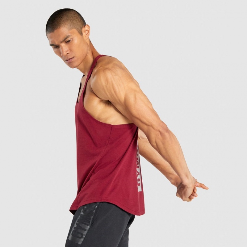 Γιλεκο Gymshark Bold Stringer μπορντο | 798JQRCZA