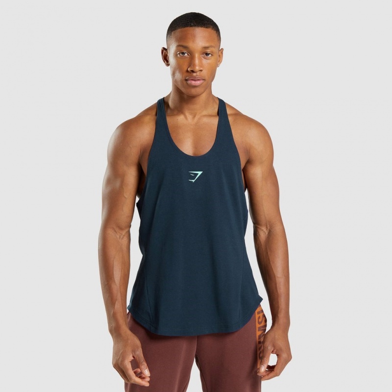 Γιλεκο Gymshark Bold Stringer σκουρο μπλε | 856VFCDKE
