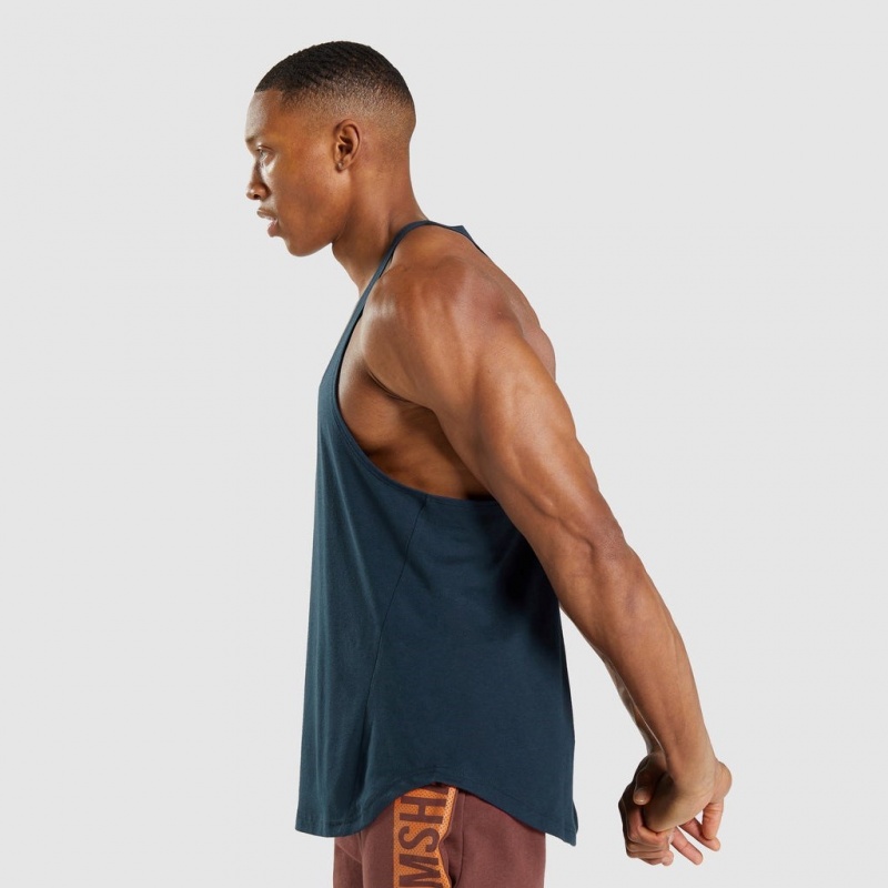 Γιλεκο Gymshark Bold Stringer σκουρο μπλε | 856VFCDKE