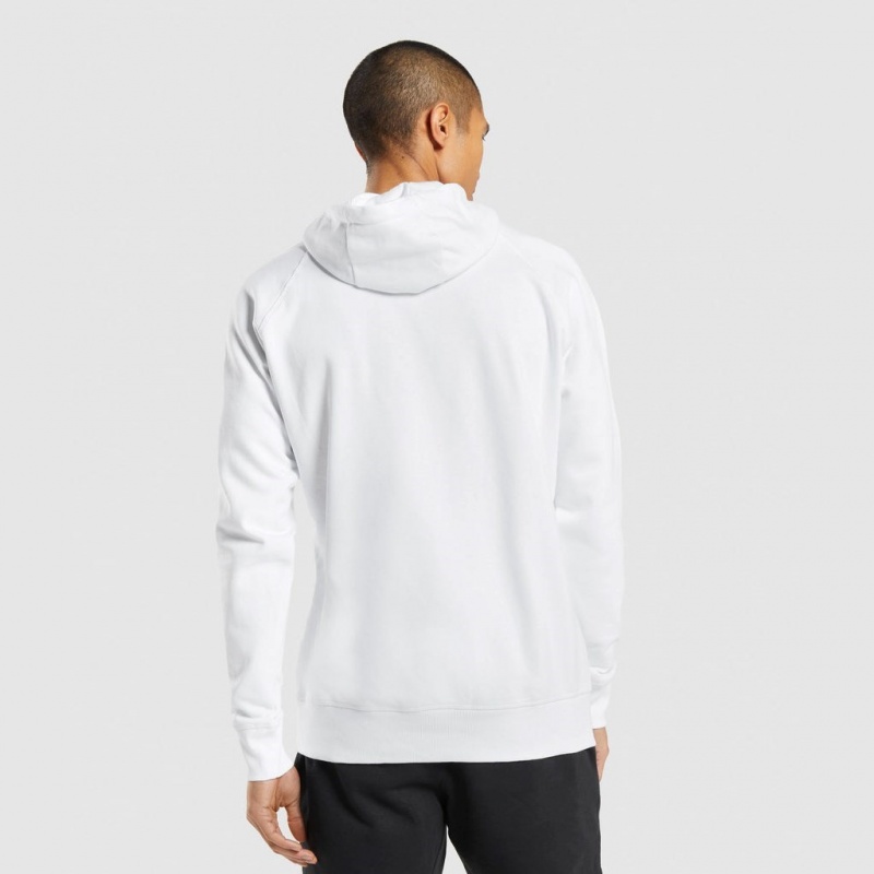 Φουτερ Gymshark Central ασπρα | 831DWFPHK