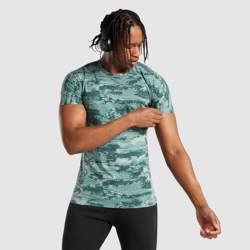 μπλουζακια Gymshark Chalk ανοιχτο πρασινο | 265BHIDYO