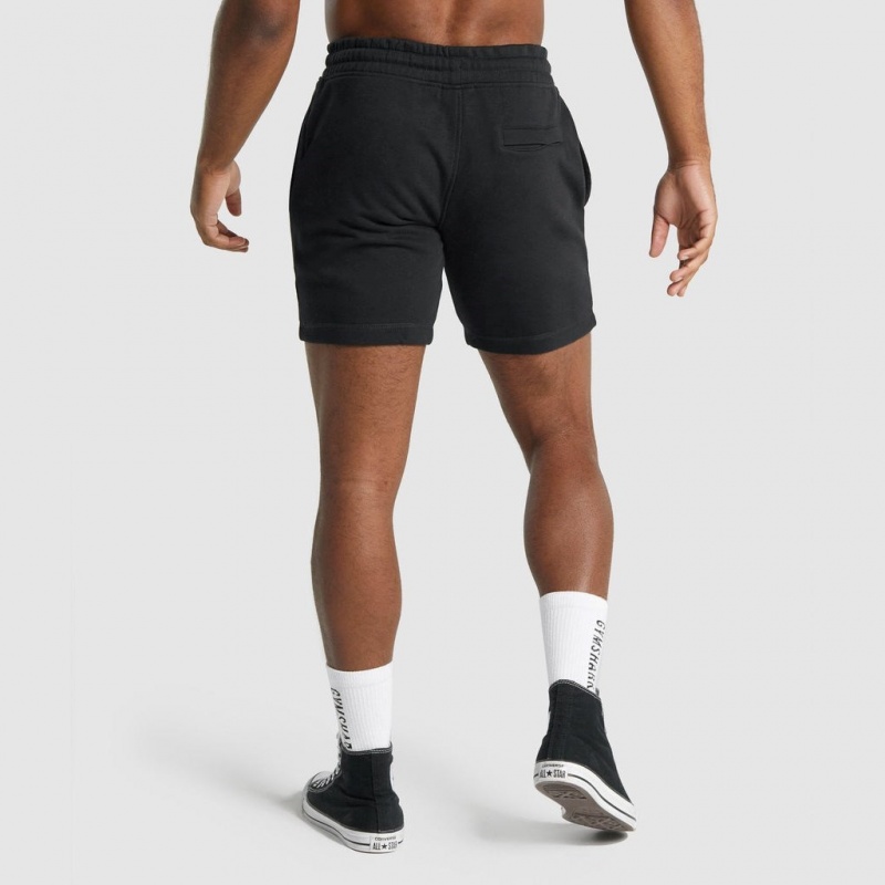 Σορτσ Gymshark Crest μαυρα | 301NQPDXV