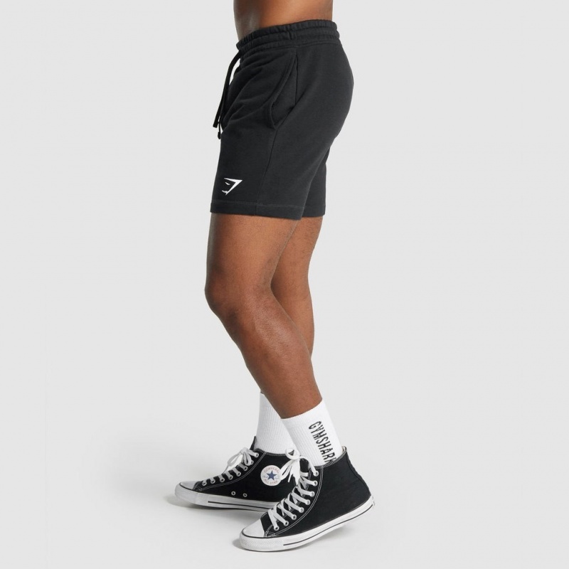 Σορτσ Gymshark Crest μαυρα | 301NQPDXV