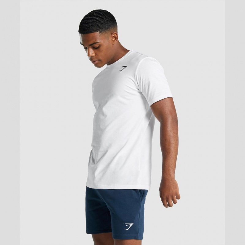 μπλουζακια Gymshark Crest ασπρα | 835CKSTEY