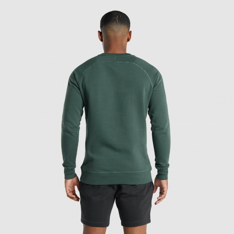 Φουτερ Gymshark Crest σκούρο πρασινο | 140SFYGBM