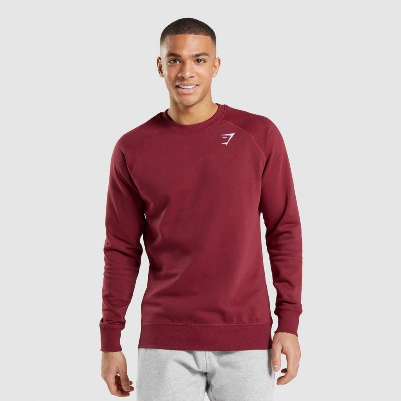 Φουτερ Gymshark Crest μπορντο κοκκινα | 812GMZDWO