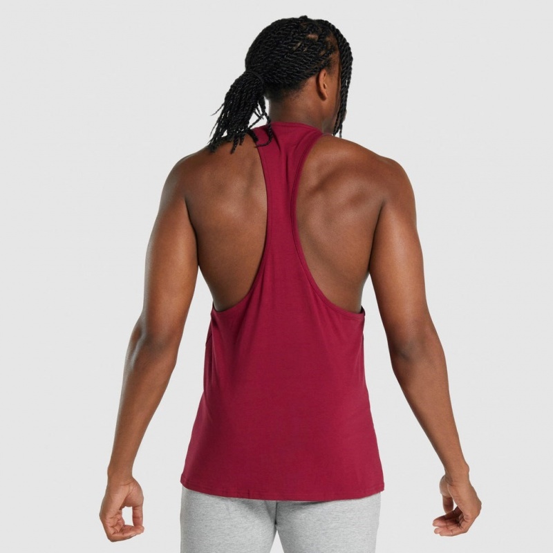 Γιλεκο Gymshark Critical 2.0 Stringer μπορντο | 429IKSENL